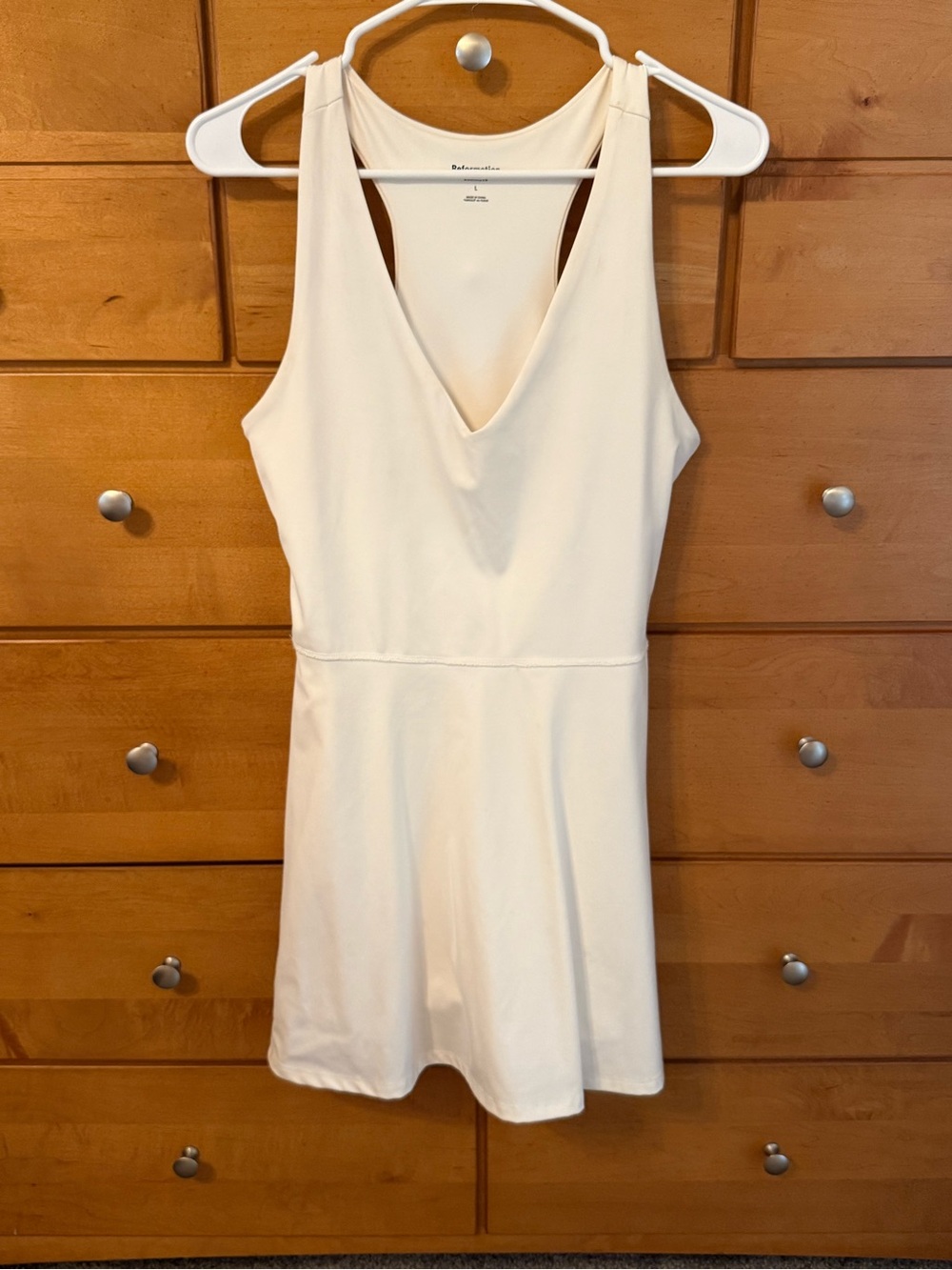 Reformation Cream EcoMove Tank Top